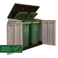 Image 9 of Keter Store-It Out Max Outdoor Garden Storage Shed, Beige and Brown, 145.5 x 82 x 125 cm (L x H x W)