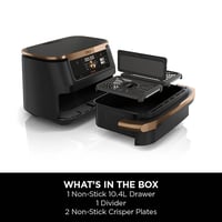 Image 12 of Ninja Foodi FlexDrawer Air Fryer, Dual Zone with Removable Divider, Large 10.4L Drawer, 7-in-1