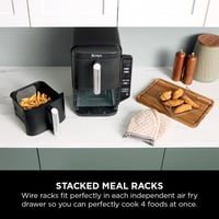Image 11 of Ninja Double Stack Air Fryer, Vertical Dual Drawer Air Fryer with 4 cooking levels, 2 Drawers and...
