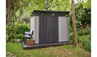 Image 2 of Keter Artisan 9 x 7ft Double Door Pent Outdoor Plastic Garden Shed