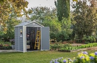 Image 3 of Keter Manor 6 x 5ft Double Door Outdoor Garden Shed