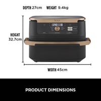 Image 13 of Ninja Foodi FlexDrawer Air Fryer, Dual Zone with Removable Divider, Large 10.4L Drawer, 7-in-1