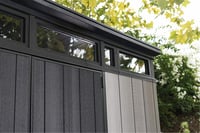 Image 3 of Keter Artisan 11 x 7ft Double Door Pent Outdoor Plastic Garden Shed