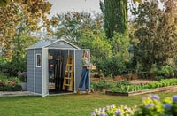 Image 5 of Keter Manor 6 x 5ft Double Door Outdoor Garden Shed