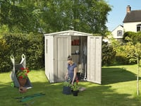 Image 6 of Keter Factor 6 x 6ft Double Door Outdoor Apex Plastic Garden Shed