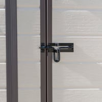 Image 8 of Keter Manor Outdoor Pent Single Door Garden Storage Shed 6 x 4ft Beige Brown Wood Effect