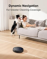 Image 2 of eufy G50 Robot Vacuum Cleaner with 4,000 Pa Strong Suction, Pro-Detangle Comb, Roller Brush