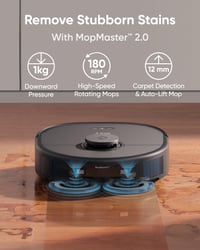 Image 4 of eufy X10 Pro Omni Robot Vacuum Cleaner with Dual Mop, All-in-One Station, 8,000Pa Powerful Suction