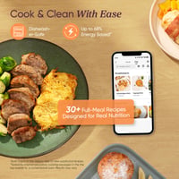 Image 5 of COSORI TurboTower Dual Air Fryer, 10.8L Space-Saving Stacked Design, 3-Layer Cooking