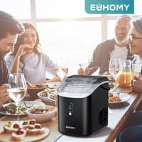 Image 8 of EUHOMY Nugget Ice Maker, Chewable Pellet Ice Machine with Handle, Ready in 6 Mins, 15.5kg/24H