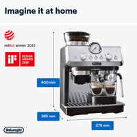 Image 8 of De'Longhi La Specialista Metal Barista Pump Espresso Machine, Bean to Cup Coffee