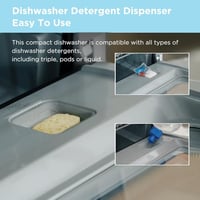 Image 4 of COMFEE' Table Top Dishwasher, Mini Countertop Dishwasher with 6+3 Programs, Steam Wash