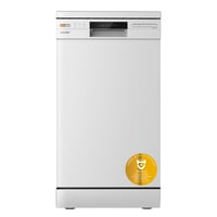 Image 1 of COMFEE' Freestanding Dishwasher CDWEF1034BW-UK 45cm Width, Slimline Dishwasher with 10 place sett...