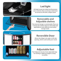 Image 5 of COMFEE' RCZ99BG2(E) Under Counter Beer &amp; Drinks Fridge-93L Capacity,Holds up to 115 Cans