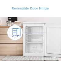 Image 6 of COMFEE' RCU83WH2(E) 88L Freestanding Under Counter Freezer, 55cm Wide, Reversible Door