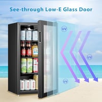 Image 9 of COMFEE' RCZ99BG2(E) Under Counter Beer &amp; Drinks Fridge-93L Capacity,Holds up to 115 Cans