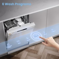 Image 7 of COMFEE' Freestanding Dishwasher CDWEF1034BW-UK 45cm Width, Slimline Dishwasher with 10 place sett...