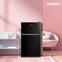 Image 10 of COMFEE' RCT87BL2(E) Under Counter Fridge Freezer, 87L Double Door Small Fridge Freezer with Light