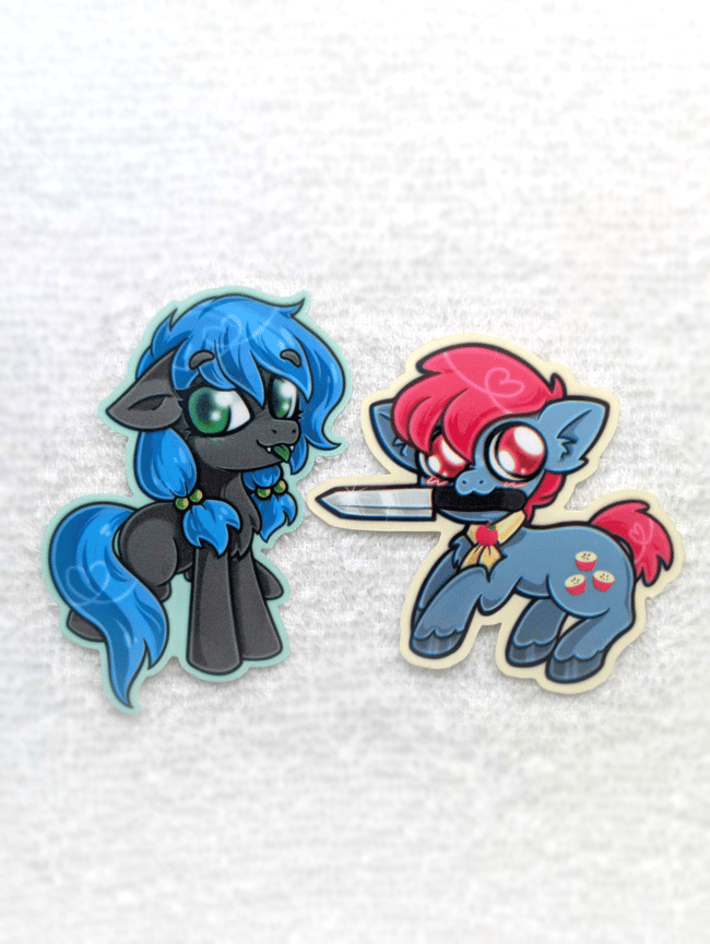 Various Pony Stickers (Matte, Gloss, Standard, Holo)