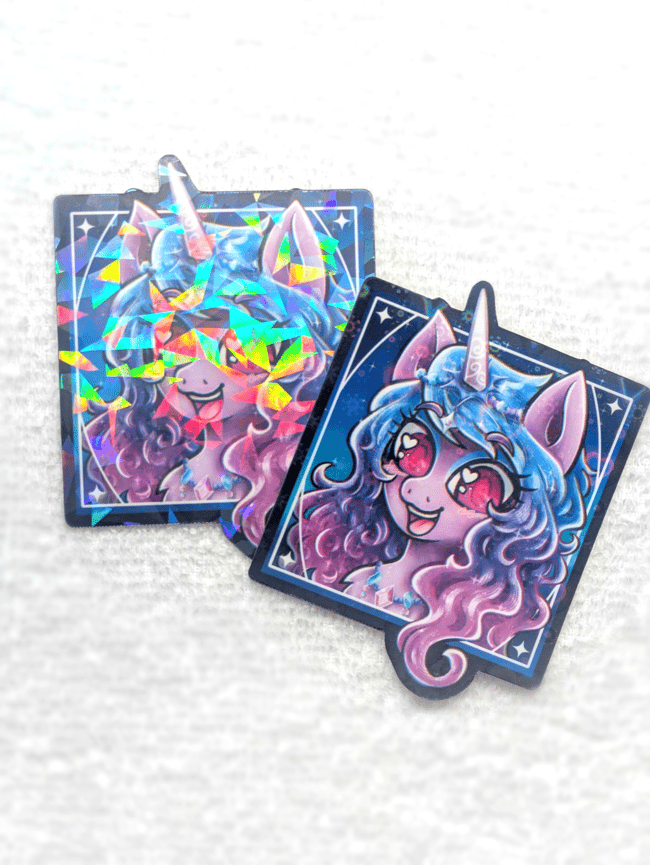 Various Pony Stickers (Matte, Gloss, Standard, Holo)