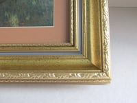 Image 10 of The Love Story by Emanuel Phillips Fox, Vintage Art Print in Chunky Gilt Frame, Woman in Hammock