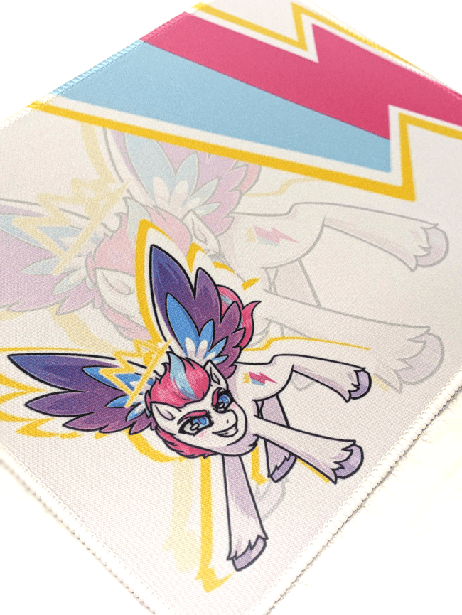 (SMALL) Custom Pony Mousepads (Luna/Zipp)
