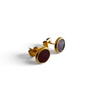 Image 1 of Boucles d'oreilles puces , modèle MARIE , Bordeaux