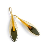 Image 1 of Boucles d'oreilles , modèle JADE , Kaki