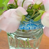 Image 5 of Dark Green Embossed Ceramic Flower Arranging Frog