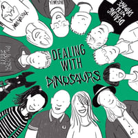 Dinosaur Skull / Dealing With Damage – Dealing With Dinosaurs yellow vinyl 7" single 