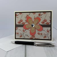 Image 4 of Fall Floral Card Making Kit for Adults to DIY 6 Autumn Greeting Cards