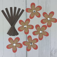 Image 6 of Fall Floral Card Making Kit for Adults to DIY 6 Autumn Greeting Cards