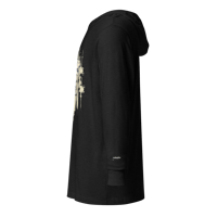 Image 2 of Dinosaur hoodie long-sleeve tee