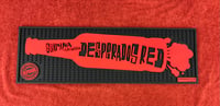 Image 2 of Red Desperados Heavy-Duty Rubber Bar Runner/Mat
