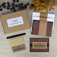Image 1 of Vamp Romantic Halloween Card Making for Adults to DIY 6 Autumn Greeting Cards