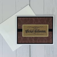 Image 2 of Vamp Romantic Halloween Card Making for Adults to DIY 6 Autumn Greeting Cards
