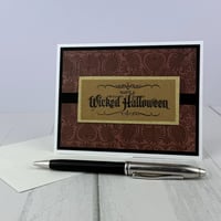 Image 3 of Vamp Romantic Halloween Card Making for Adults to DIY 6 Autumn Greeting Cards