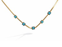 The Azzurra Tile Necklace