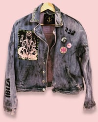 Image 3 of BUTTERFLY VINTAGE DENIM JACKET | UNISEX | UPCYCLED