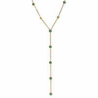 Image 1 of The Azzurra Y-Lariat Necklace