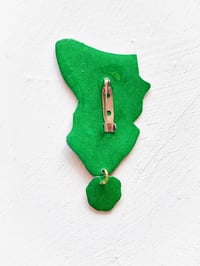 Image 2 of ‘found family’ – collage illustration pin brooch