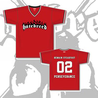 HATEBREED "PERSEVERANCE" RED JERSEY - SHIPS AUG. 14-17TH