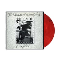 CONFLICT - "TO A NATION OF ANIMAL LOVERS" 12" (CHERRY COLOURED ECO VINYL)