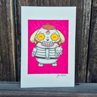 Image 3 of Original Art- Pom Pom Purin Calavera 