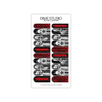 Image 5 of ART THE CLOWN NAIL DECALS 