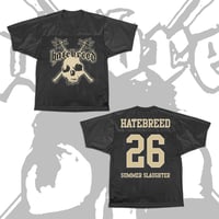 HATEBREED SUMMER SLAUGHTER JERSEY BLACK - DOES NOT SHIP TIL AUG 20TH