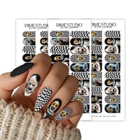 Image 2 of TERRIFIER 2 HALLOWEEN NAIL DECALS 