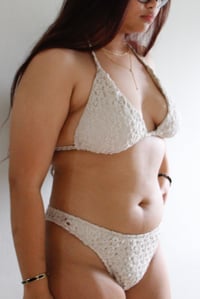 Image 3 of ♲ Almond Milk Bikini Set - XL Top / L Bottom 