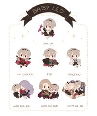 Image 1 of [FE14] Baby Leo charms 