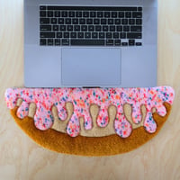 Image 1 of Strawberry Frosted Donut Wrist Rest
